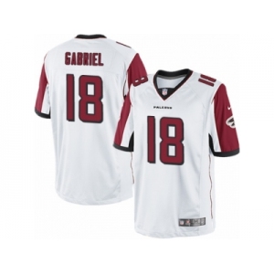 Men's Nike Atlanta Falcons #18 Taylor Gabriel Limited White NFL Jersey