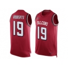 Men's Nike Atlanta Falcons #19 Andre Roberts Limited Red Player Name & Number Tank Top NFL Jersey