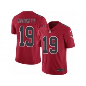 Men's Nike Atlanta Falcons #19 Andre Roberts Limited Red Rush NFL Jersey