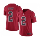 Men's Nike Atlanta Falcons #2 Matt Ryan Elite Red Rush Vapor Untouchable NFL Jersey