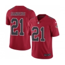 Men's Nike Atlanta Falcons #21 Deion Sanders Elite Red Rush Vapor Untouchable NFL Jersey