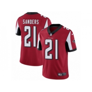 Men's Nike Atlanta Falcons #21 Deion Sanders Vapor Untouchable Limited Red Team Color NFL Jersey