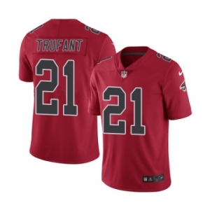 Men's Nike Atlanta Falcons #21 Desmond Trufant Elite Red Rush Vapor Untouchable NFL Jersey