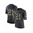 Men's Nike Atlanta Falcons #21 Desmond Trufant Limited Black 2016 Salute to Service NFL Jersey