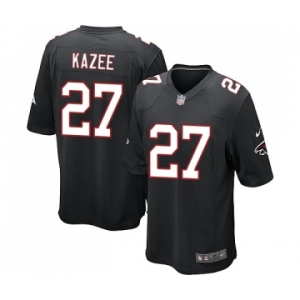 Men's Nike Atlanta Falcons #27 Damontae Kazee Game Black Alternate NFL Jersey