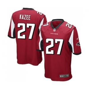 Men's Nike Atlanta Falcons #27 Damontae Kazee Game Red Team Color NFL Jersey