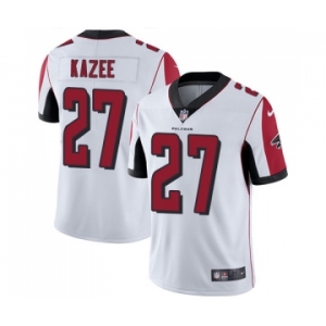 Men's Nike Atlanta Falcons #27 Damontae Kazee White Vapor Untouchable Limited Player NFL Jersey