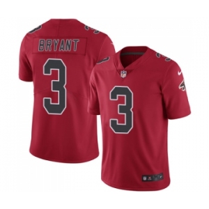 Men's Nike Atlanta Falcons #3 Matt Bryant Limited Red Rush Vapor Untouchable NFL Jersey