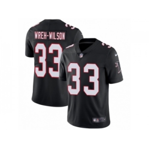 Men's Nike Atlanta Falcons #33 Blidi Wreh-Wilson Black Alternate Vapor Untouchable Limited Player NFL Jersey