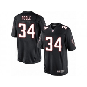 Men's Nike Atlanta Falcons #34 Brian Poole Limited Black Alternate NFL Jersey