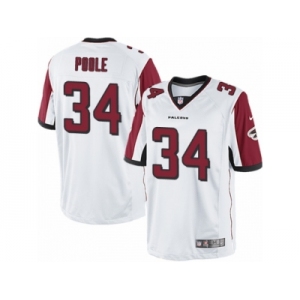 Men's Nike Atlanta Falcons #34 Brian Poole Limited White NFL Jersey