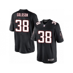 Men's Nike Atlanta Falcons #38 Dashon Goldson Limited Black Alternate NFL Jersey