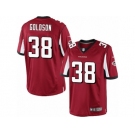 Men's Nike Atlanta Falcons #38 Dashon Goldson Limited Red Team Color NFL Jersey