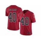 Men's Nike Atlanta Falcons #40 Derrick Coleman Limited Red Rush NFL Jersey