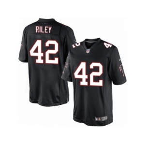 Men's Nike Atlanta Falcons #42 Duke Riley Limited Black Alternate NFL Jersey