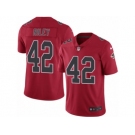 Men's Nike Atlanta Falcons #42 Duke Riley Limited Red Rush NFL Jersey