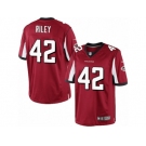 Men's Nike Atlanta Falcons #42 Duke Riley Limited Red Team Color NFL Jersey