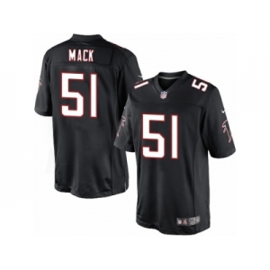 Men's Nike Atlanta Falcons #51 Alex Mack Limited Black Alternate NFL Jersey