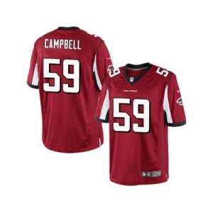 Men's Nike Atlanta Falcons #59 De'Vondre Campbell Limited Red Team Color NFL Jersey