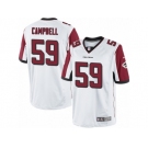 Men's Nike Atlanta Falcons #59 De'Vondre Campbell Limited White NFL Jersey