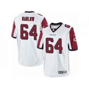 Men's Nike Atlanta Falcons #64 Sean Harlow Limited White NFL Jersey