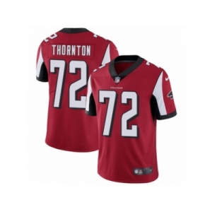 Men's Nike Atlanta Falcons #72 Hugh Thornton Vapor Untouchable Limited Red Team Color NFL Jersey