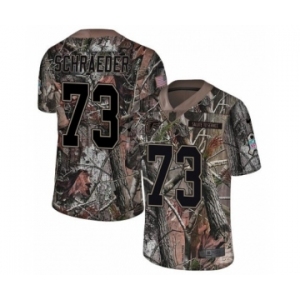 Men's Nike Atlanta Falcons #73 Ryan Schraeder Limited Camo Rush Realtree NFL Jersey