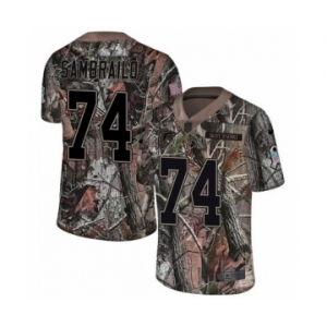 Men's Nike Atlanta Falcons #74 Ty Sambrailo Limited Camo Rush Realtree NFL Jersey