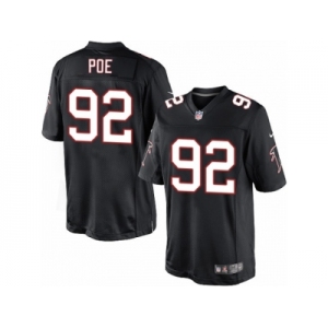 Men's Nike Atlanta Falcons #92 Dontari Poe Limited Black Alternate NFL Jersey