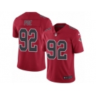 Men's Nike Atlanta Falcons #92 Dontari Poe Limited Red Rush NFL Jersey