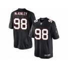 Men's Nike Atlanta Falcons #98 Takkarist McKinley Limited Black Alternate NFL Jersey