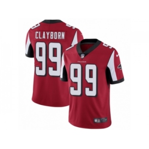 Men's Nike Atlanta Falcons #99 Adrian Clayborn Vapor Untouchable Limited Red Team Color NFL Jersey