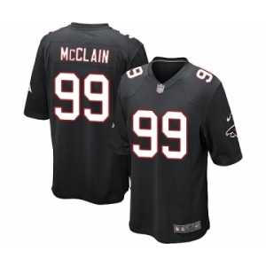 Men's Nike Atlanta Falcons #99 Terrell McClain Game Black Alternate NFL Jersey