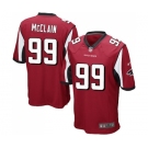 Men's Nike Atlanta Falcons #99 Terrell McClain Game Red Team Color NFL Jersey