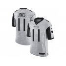 Nike Atlanta Falcons #11 Julio Jones Gray Men's Stitched NFL Limited Gridiron Gray II Jersey