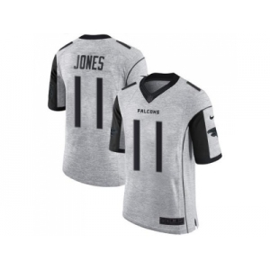 Nike Atlanta Falcons #11 Julio Jones Gray Men's Stitched NFL Limited Gridiron Gray II Jersey
