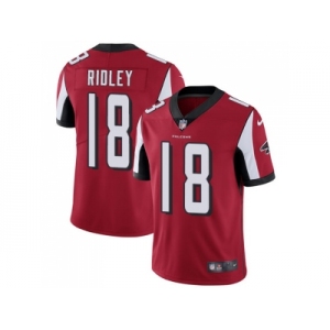 Nike Atlanta Falcons #18 Calvin Ridley Red Team Color Men Stitched NFL Vapor Untouchable Limited Jersey