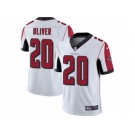 Nike Atlanta Falcons #20 Isaiah Oliver White Men Stitched NFL Vapor Untouchable Limited Jersey