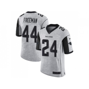 Nike Atlanta Falcons #24 Devonta Freeman Gray Men's Stitched NFL Limited Gridiron Gray II Jersey