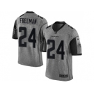 Nike Atlanta Falcons #24 Devonta Freeman Gray Men's Stitched NFL Limited Gridiron Gray Jersey