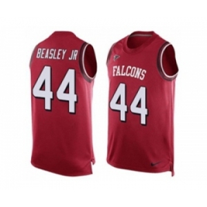 Nike Atlanta Falcons #44 Vic Beasley Jr Red Team Color Men's Stitched NFL Limited Tank Top Jersey