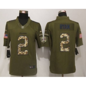 nike nfl jerseys atlanta falcons #2 matt ryan army green[nike Limited Salute To Service]