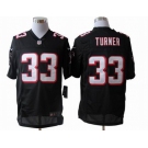 nike nfl jerseys atlanta falcons #33 turner black[nike limited]