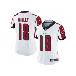 Women Nike Atlanta Falcons #18 Calvin Ridley White Stitched NFL Vapor Untouchable Limited Jersey