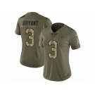 Women Nike Atlanta Falcons #3 Matt Bryant Limited Olive Camo 2017 Salute to Service NFL Jersey