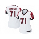 Women Nike Atlanta Falcons #71 Wes Schweitzer Game White NFL Jersey