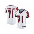 Women Nike Atlanta Falcons #71 Wes Schweitzer White Vapor Untouchable Elite Player NFL Jersey