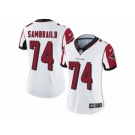 Women Nike Atlanta Falcons #74 Ty Sambrailo White Vapor Untouchable Limited Player NFL Jersey