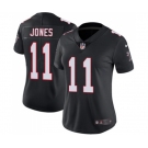 Women's Atlanta Falcons #11 Julio Jones Black Alternate Vapor Untouchable Limited Player Football Jersey