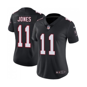 Women's Atlanta Falcons #11 Julio Jones Black Alternate Vapor Untouchable Limited Player Football Jersey